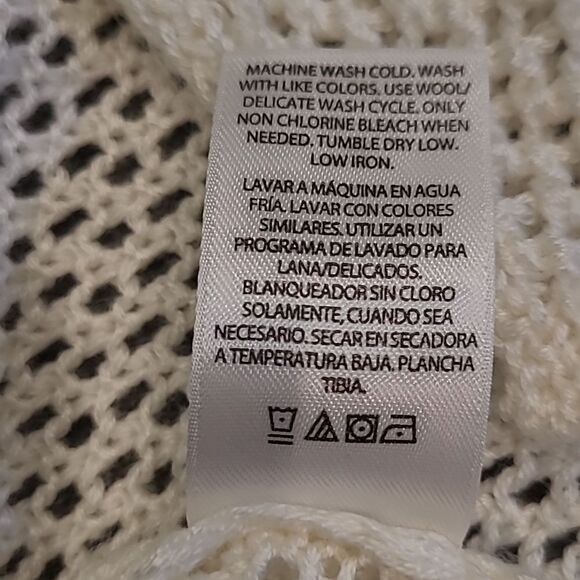 Time & Tru white sweater sz 9-10 - Picture 9 of 9